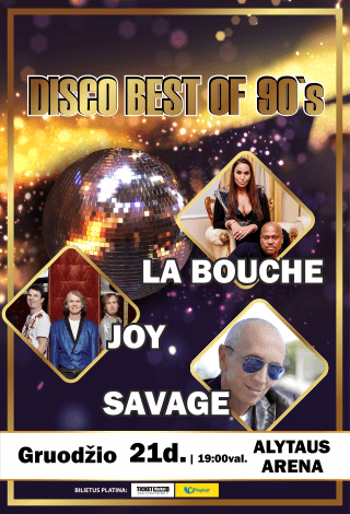 90-ųjų geriausieji: La Bouche, Joy, Savage